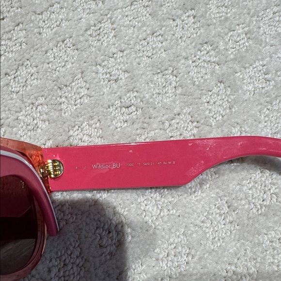 New Christian Dior Wildior BU 54MM Pink Cat Eye Sunglasses - Picture 5 of 7